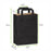 Black Mini Paper Bag With Handle - W:6.85 X Gusset:3.7 X H:8.9in 250 Pcs/Cs