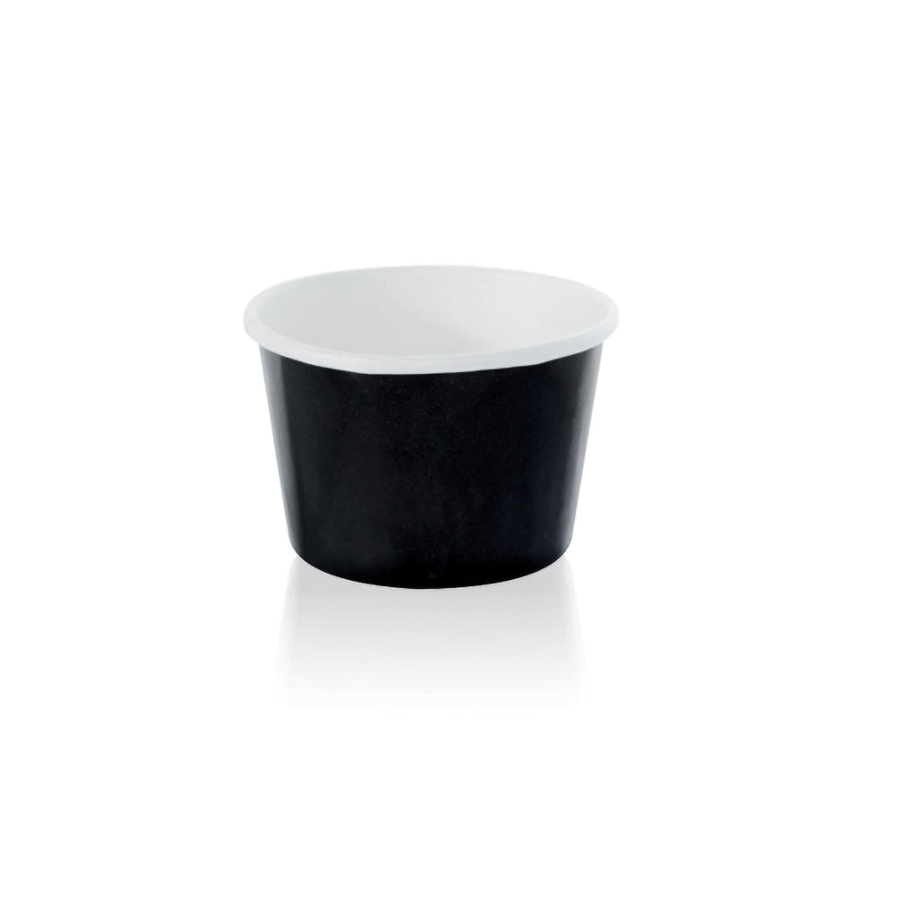 Black Paper Cup -2oz Dia:2.42in H:1.45in 1000 Pcs/Cs