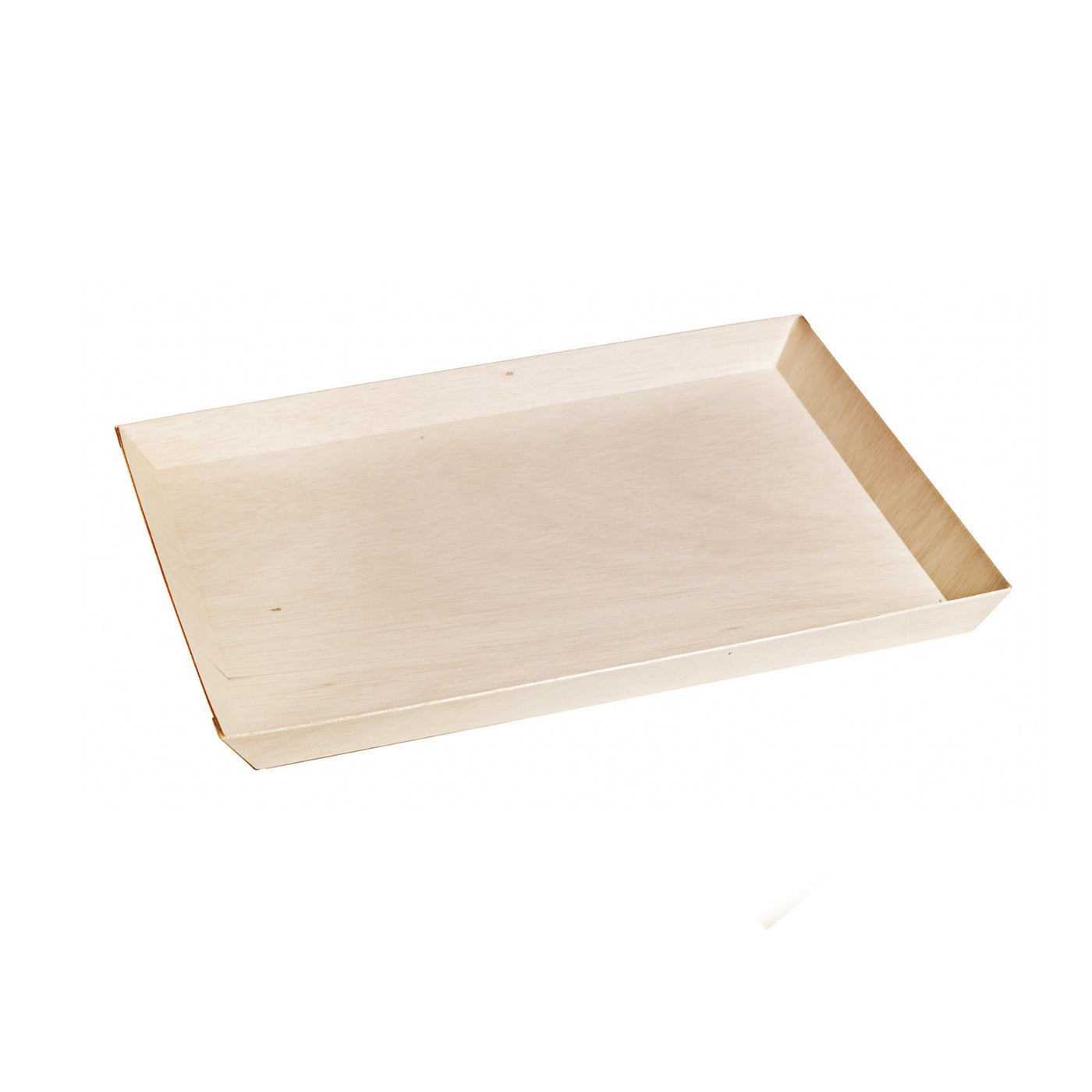 Rectangular Samurai Wooden Serving Tray - L:15.1 X W:10.95 X H:1.05in 100 Pcs/Cs