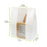 Long White Sos Bag With Window - L:7.1 X W:4.3 X H:10.25in 500 Pcs/Cs