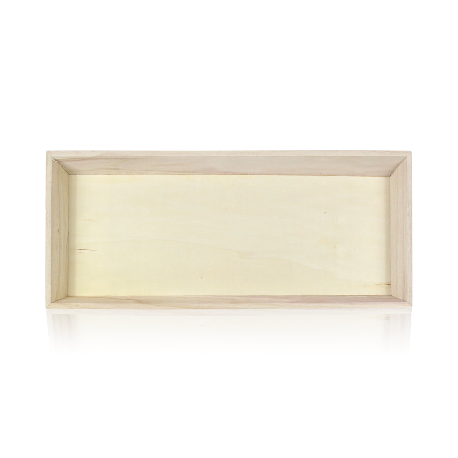 NOAH15 Heavy Duty Wooden Tray - L:17.2 X W:7.6 X H:1.5in (10 Pcs/Cs)