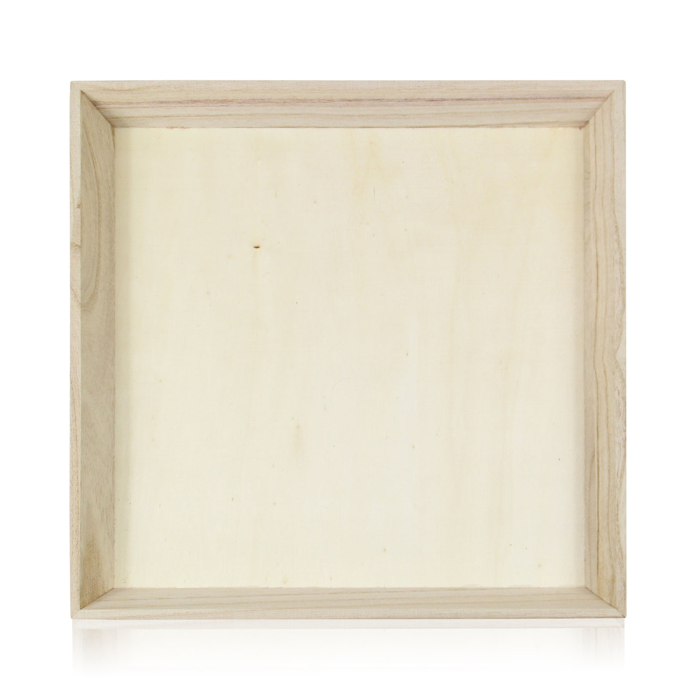 NOAH31 Heavy Duty Wooden Tray - L:13.55 X W:13.55 X H:1.5in 10 Pcs/Cs