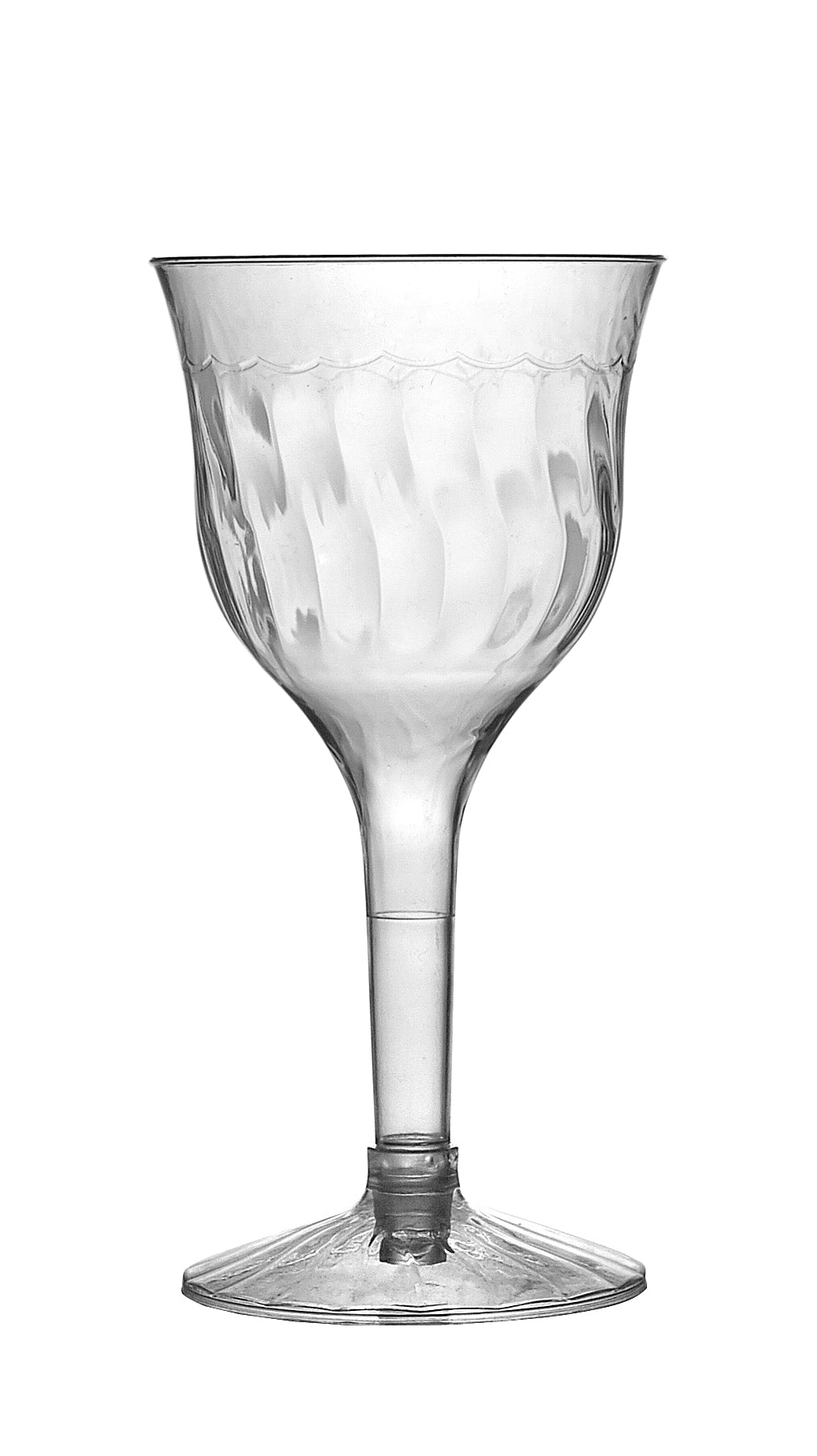 6 oz. 2 PIECE WINE GOBLET (120/CS) - Paper Supplies Plus