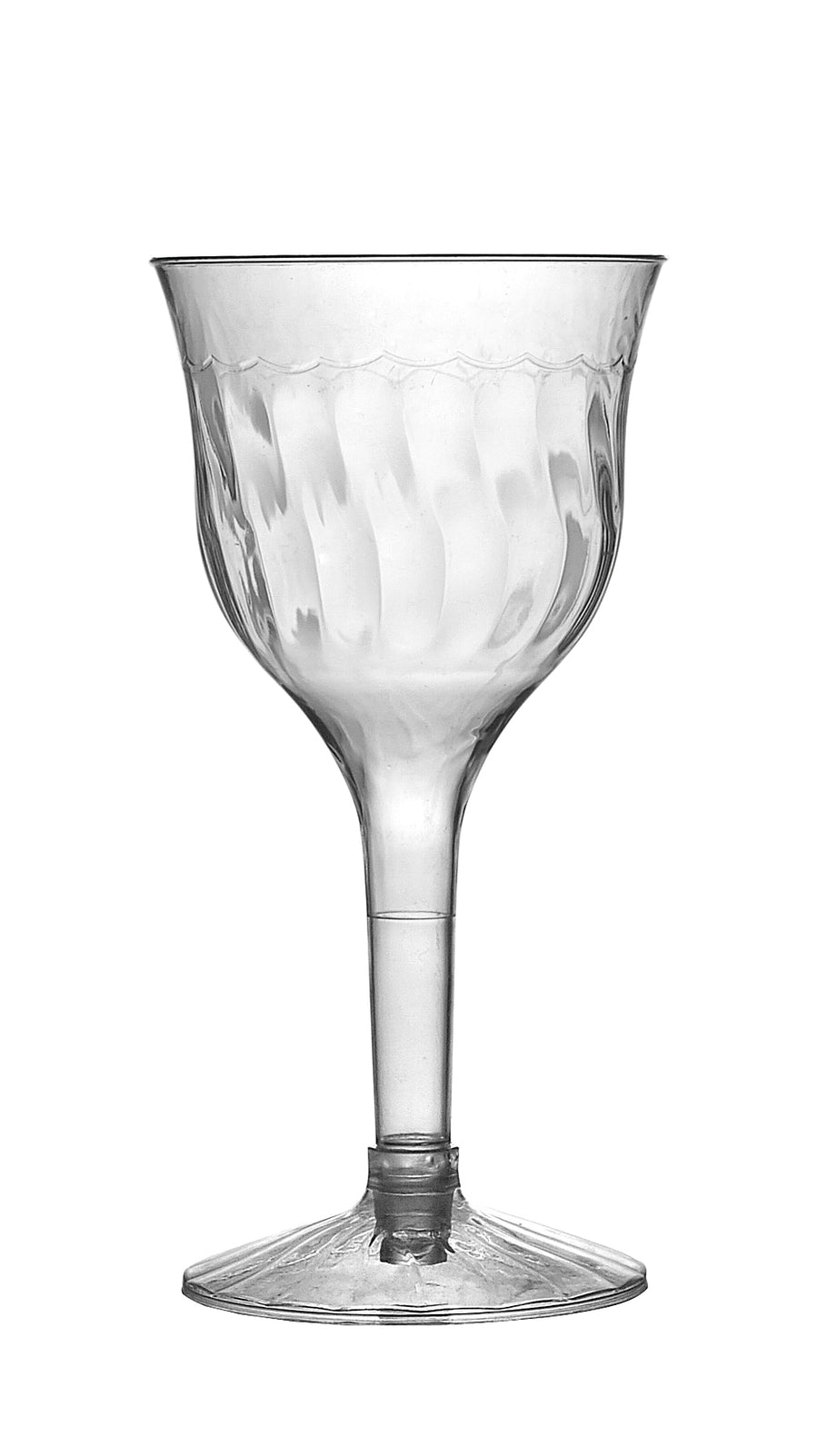 6 oz. 2 PIECE WINE GOBLET (120/CS) - Paper Supplies Plus