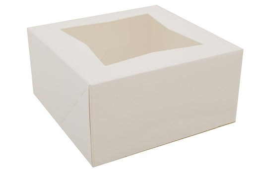 6X6X3 White Window Bakery Boxes (200 Per Case)