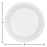 Creative Converting 7 Inch White Disposable Plastic Plate - 240 Plates/Case