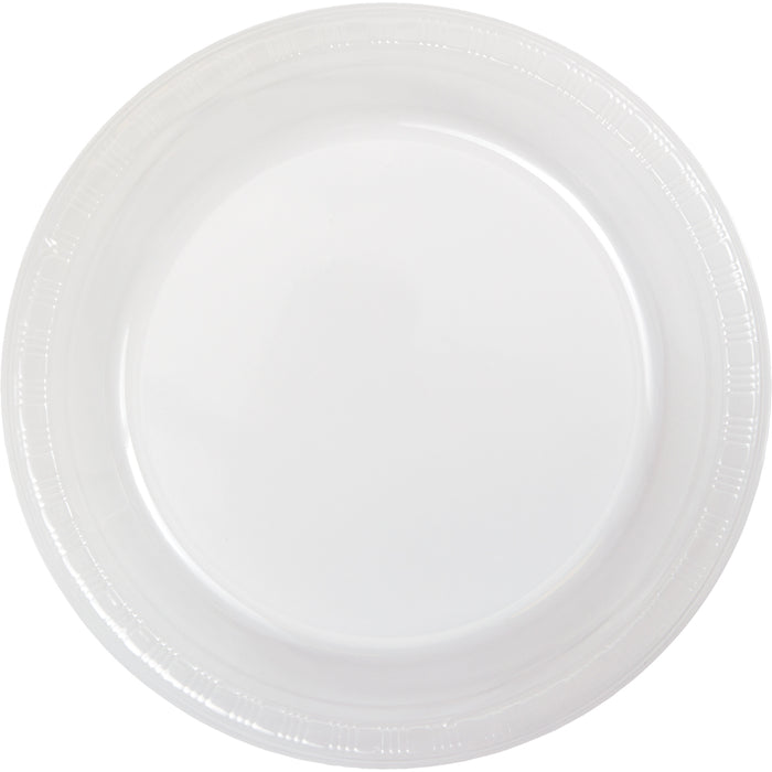 Creative Converting 7 Inch Clear Disposable Plastic Plate - 240 Plates/Case