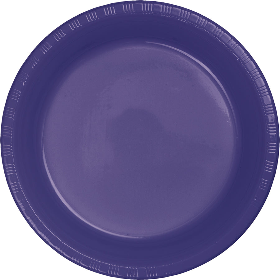 Creative Converting 7 Inch Purple Disposable Plastic Plate - 240 Plates/Case