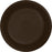 Creative Converting 7 Inch Chocolate Brown Disposable Plastic Plate - 240 Plates/Case