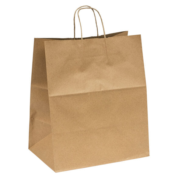 Super Royal Paper Bag (14” x 9.6” x 16.5") Twist Handle Paper Bag- 200 Bags