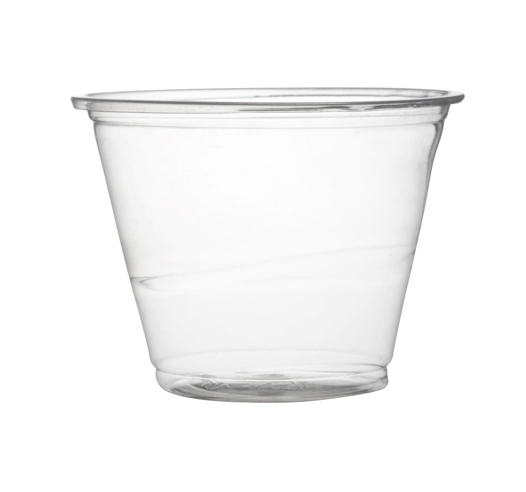 9 oz. Squat PETE Drinking/Dessert Cup (1000/CS) - Paper Supplies Plus