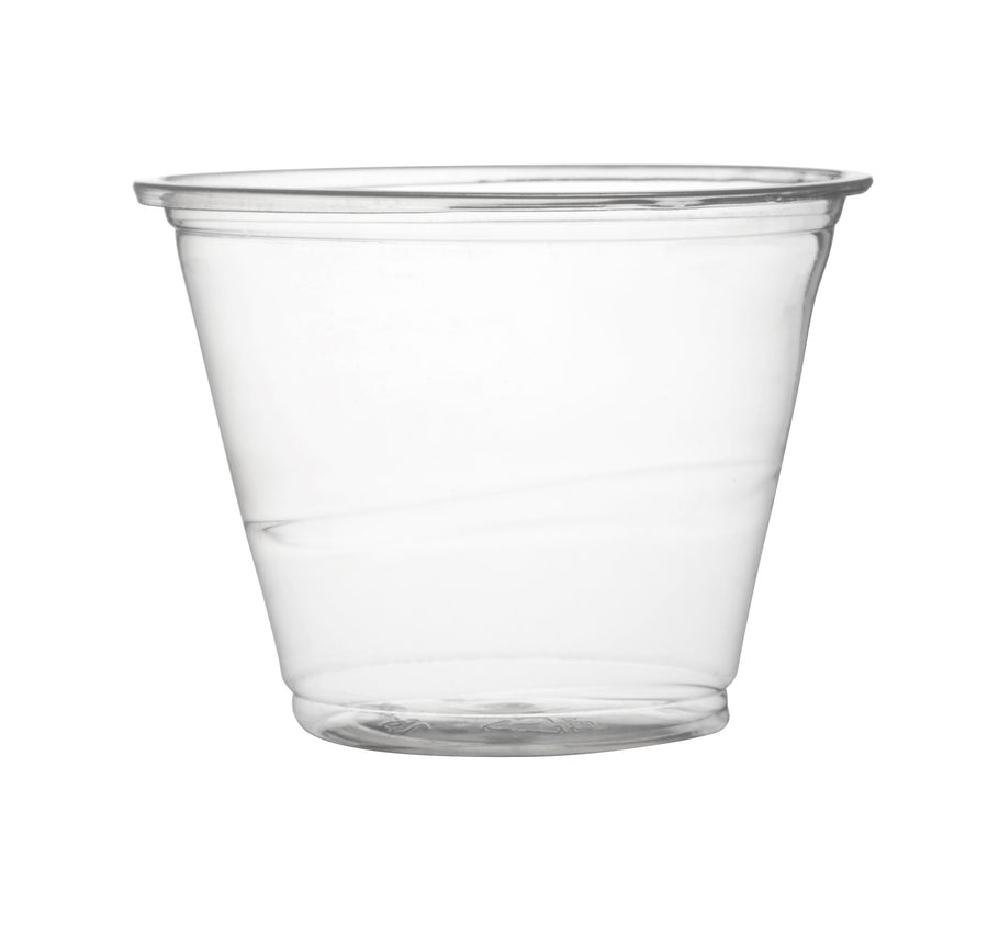 9 oz. Squat PETE Drinking/Dessert Cup (1000/CS) - Paper Supplies Plus