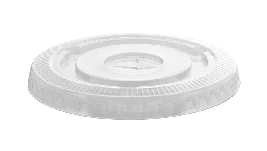 78MM PETE Flat Lid w/Slot (1000/CS) - Paper Supplies Plus