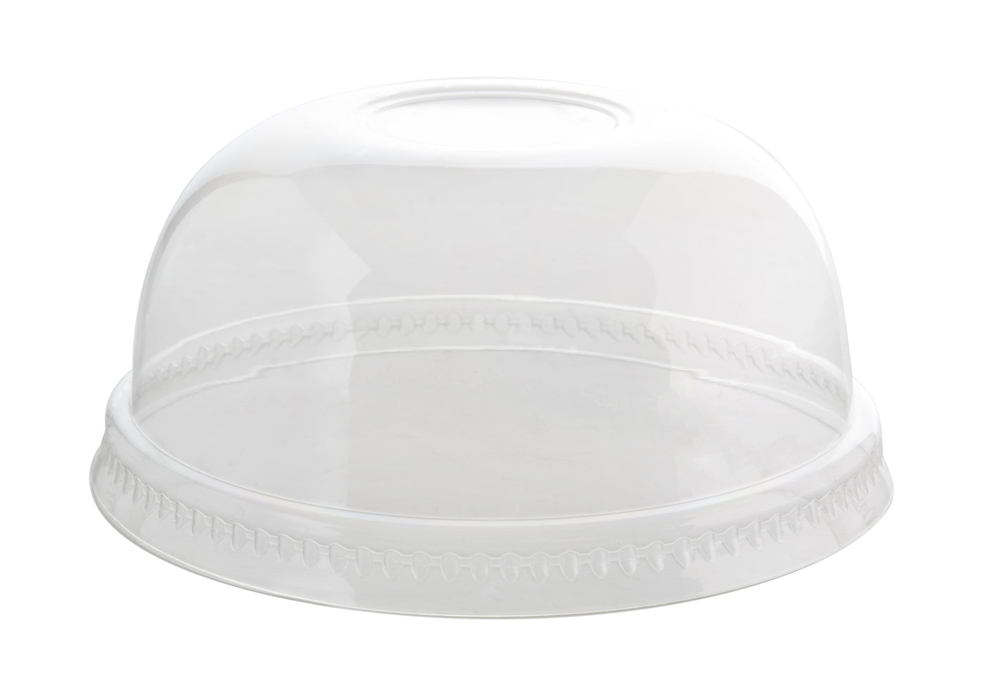 92MM PETE Dome Lid no Hole (1000/CS) - Paper Supplies Plus