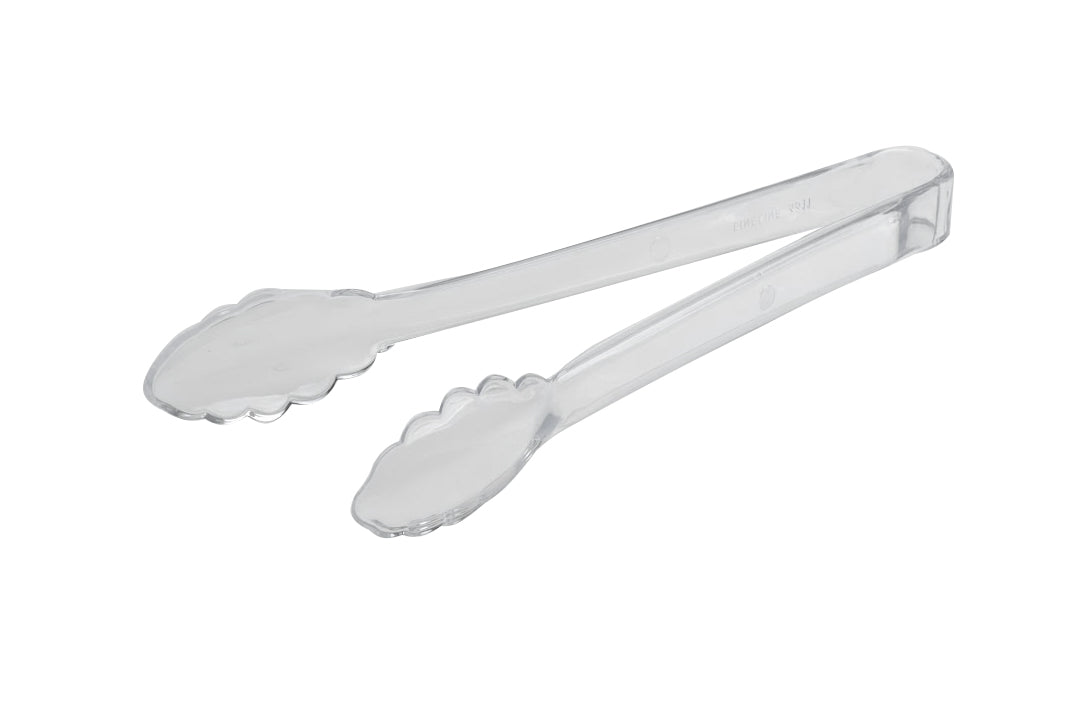 9" Scalloped Tongs HD (24/CS) - Paper Supplies Plus