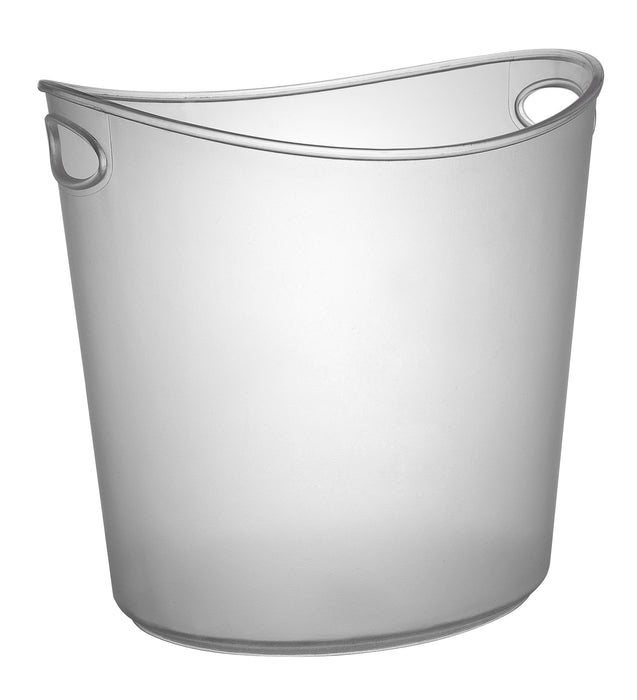 1 GALLON OVAL ICE BUCKET, CLEAR (6 BUCKETS/CASE) - Paper Supplies Plus