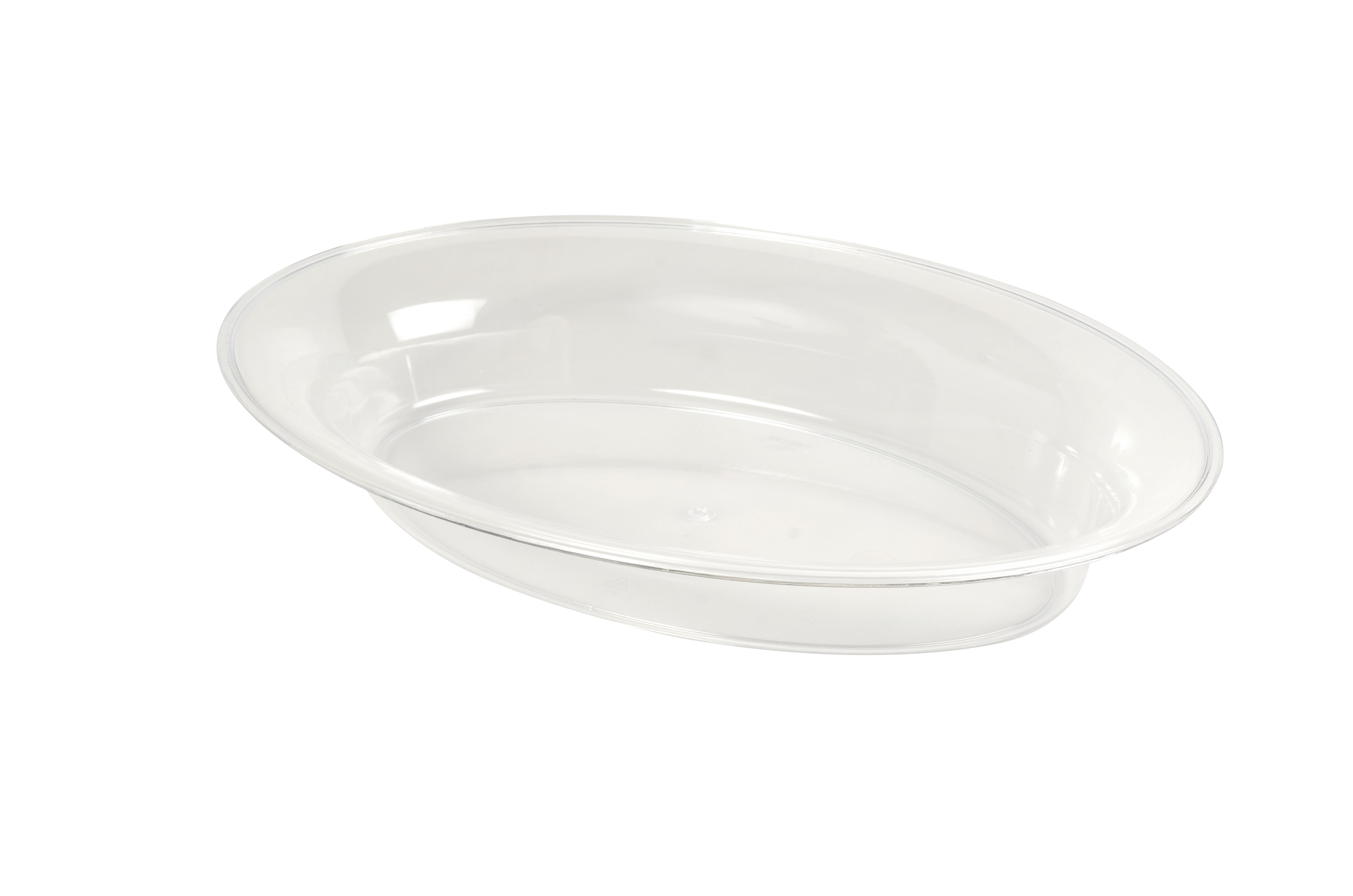 Oval Bowl 14" x 21" 250 oz. (20/CS) - Paper Supplies Plus
