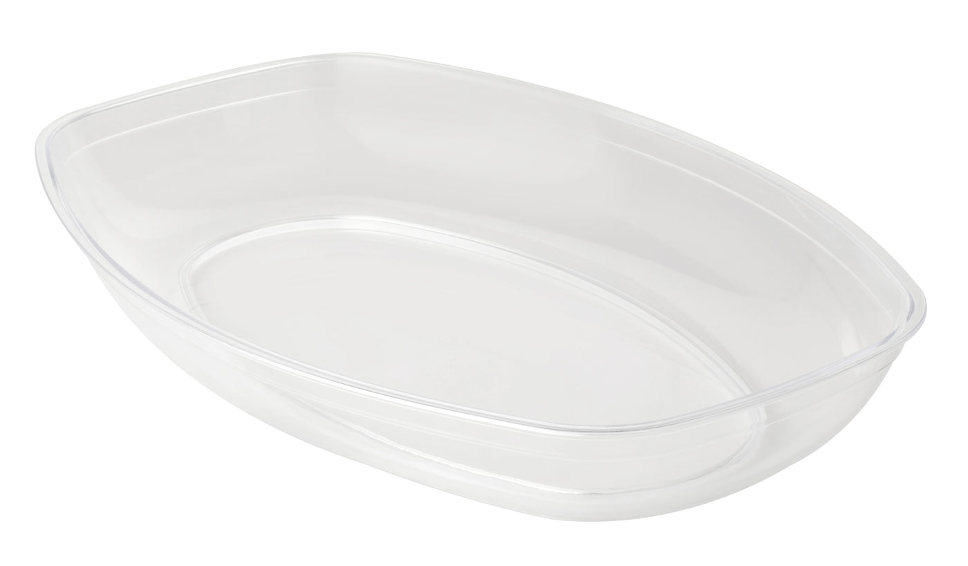 1 Qt. Luau Bowl-50/CS (Black, White, & Clear) - Paper Supplies Plus