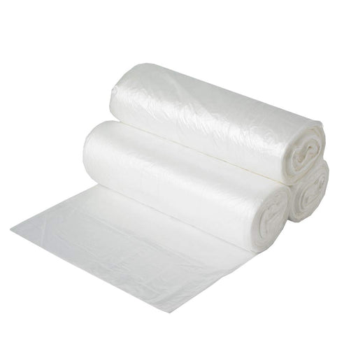 FREE SHIPPING Aluf Plastics 7-8 Gallon Clear Trash Bags (250 Count) - 24' x 24' - 6 Micron Equivalent High Density