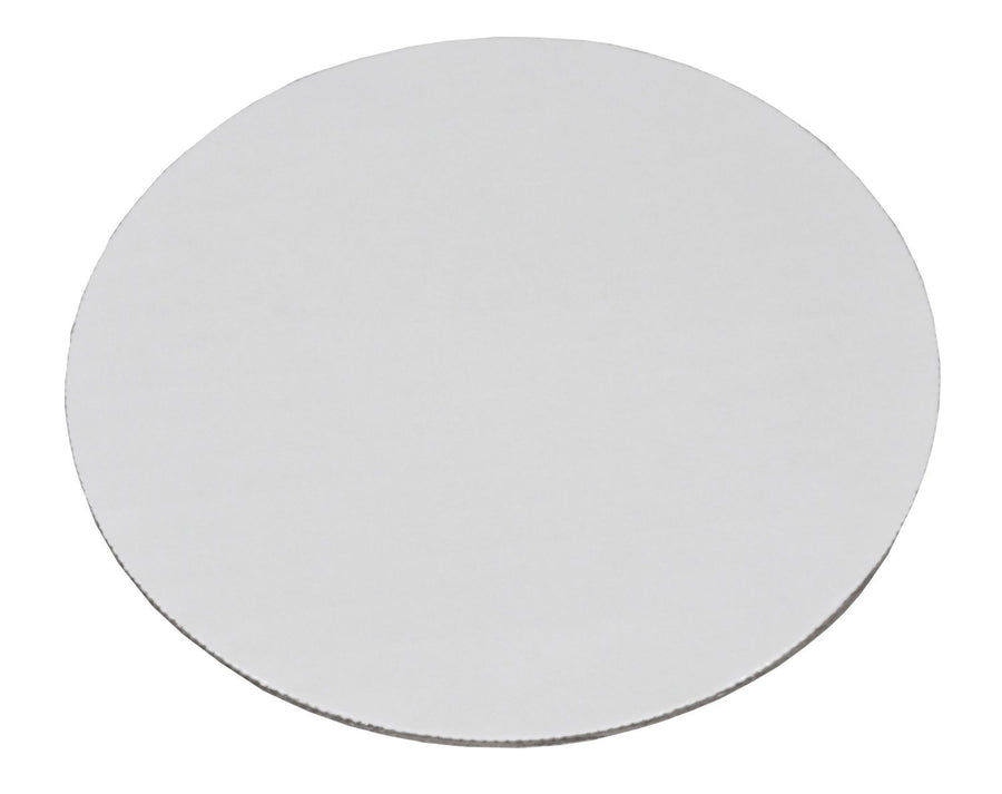 Southern Champion Tray 11209 8" Corrugated Single Wall Cake , Greaseproof, White (Case of 100)