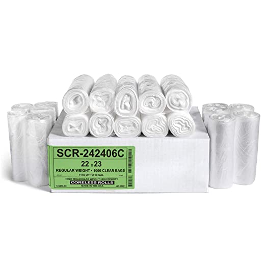Aluf Plastics - SCR-242406C 10 Gallon Trash Bags - (1000 PACK) - Sourc