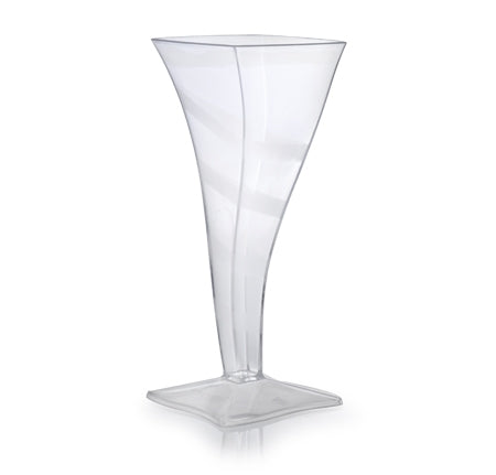 Tiny Square Champagne Flute - 2 Oz. (96/CS) - Paper Supplies Plus