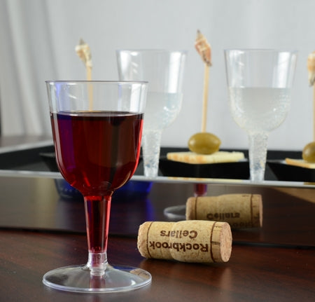 2 Oz. Tiny Wine Goblet - 2 Pc. (200/CS) - Paper Supplies Plus