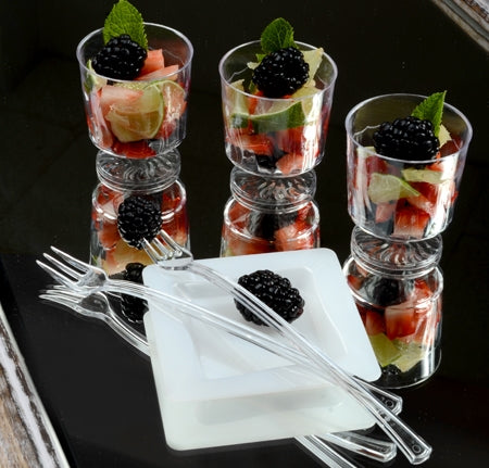 6" Cocktail Forks (Silver)-400/CS - Paper Supplies Plus