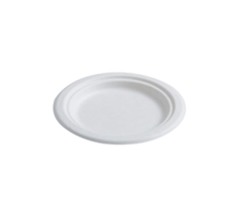 7" ROUND COMPOSTABLE PLATE (1000/CS) - Paper Supplies Plus