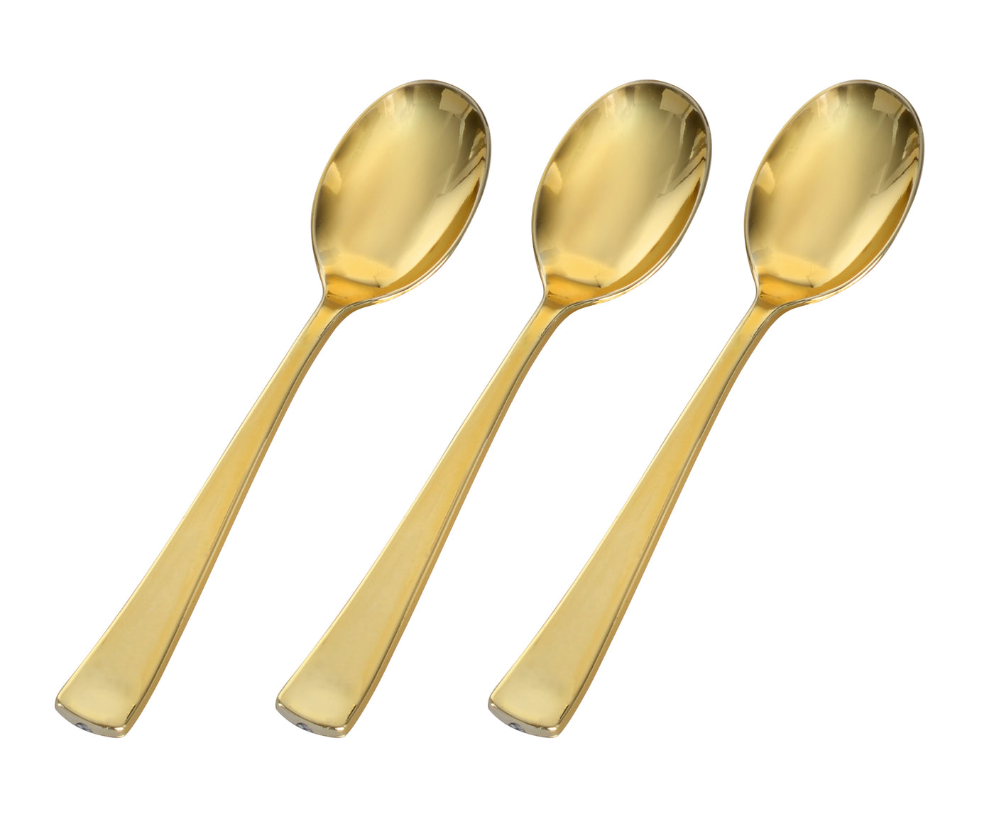 Heavy Weight Golden Spoons (6.25") - Paper Supplies Plus