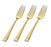 Heavy Weight Golden Forks (7.25") - Paper Supplies Plus