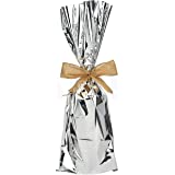 Mylar Wine Bags (Silver - 1000 Bags) - 6 1/2 By 18 Inches