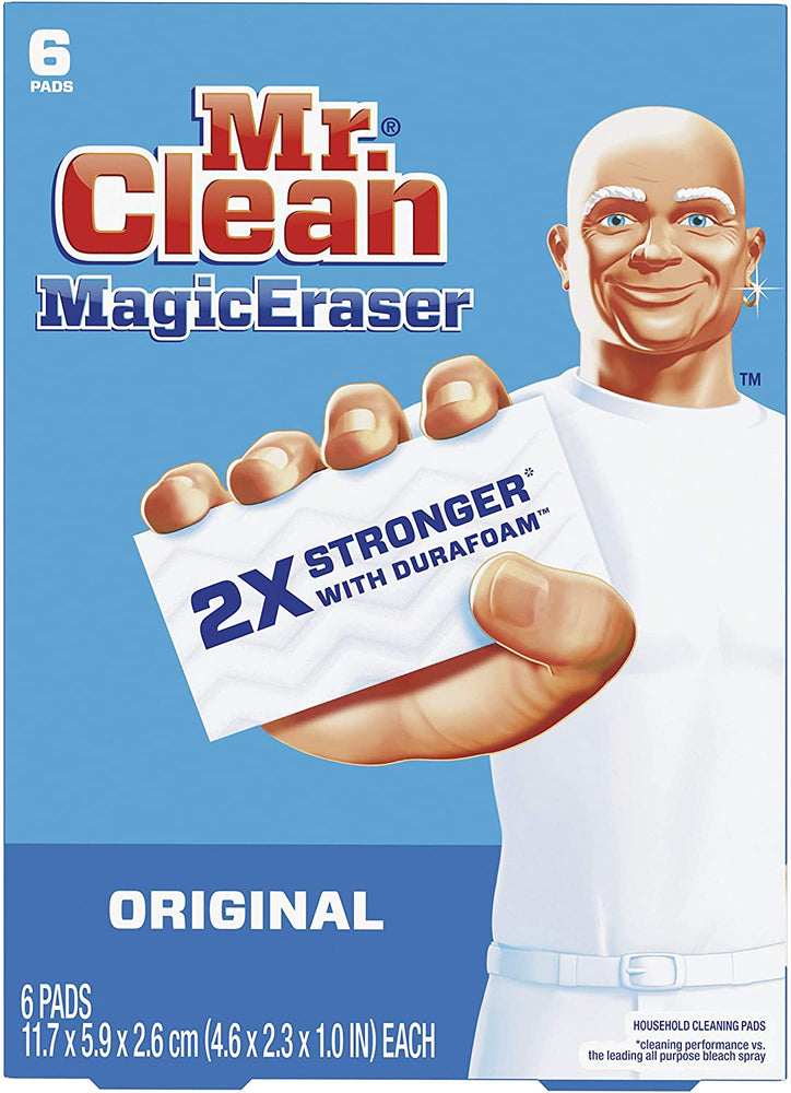 Mr. Clean Magic Eraser Original, Cleaning Pads with Durafoam, 36 CASE - Paper Supplies Plus