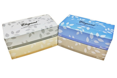 Plastirun- 2 PLY Facial Tissue 100 per Box (30 BOXES)