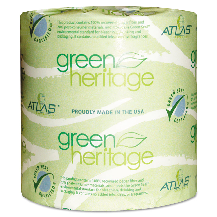 Atlas Paper Mills Green Heritage 2-Ply Bathroom Tissue (96-ROLLS) - Paper Supplies Plus