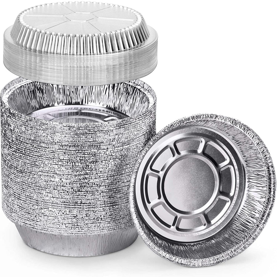 Dome Lid for Round Aluminum Pan, 7" (Pack of 500)