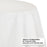 Creative Converting 82" White OctyRound Disposable Plastic Table Cover - 12/Case
