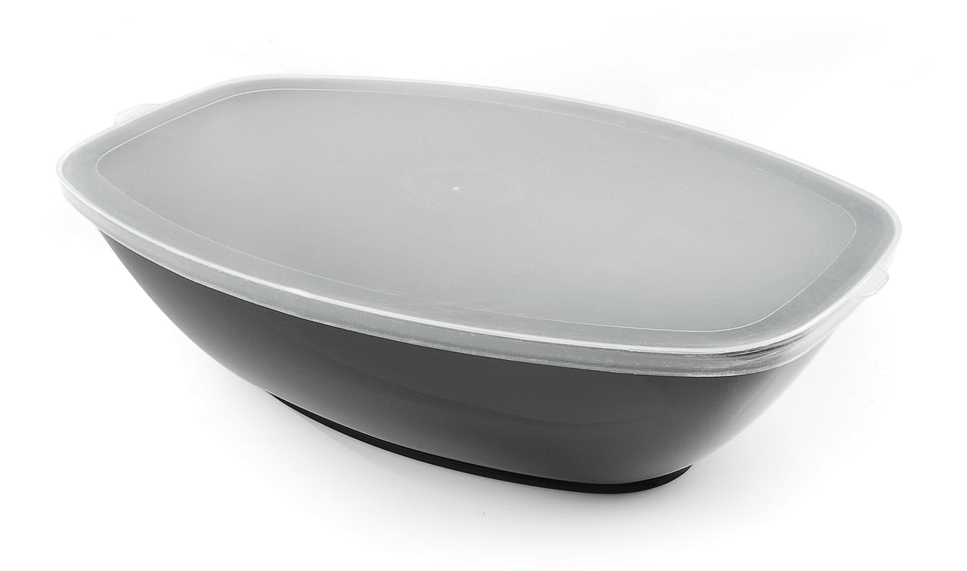 1/2 GALLON OVAL LUAU BOWL LID (50/CS) - Paper Supplies Plus