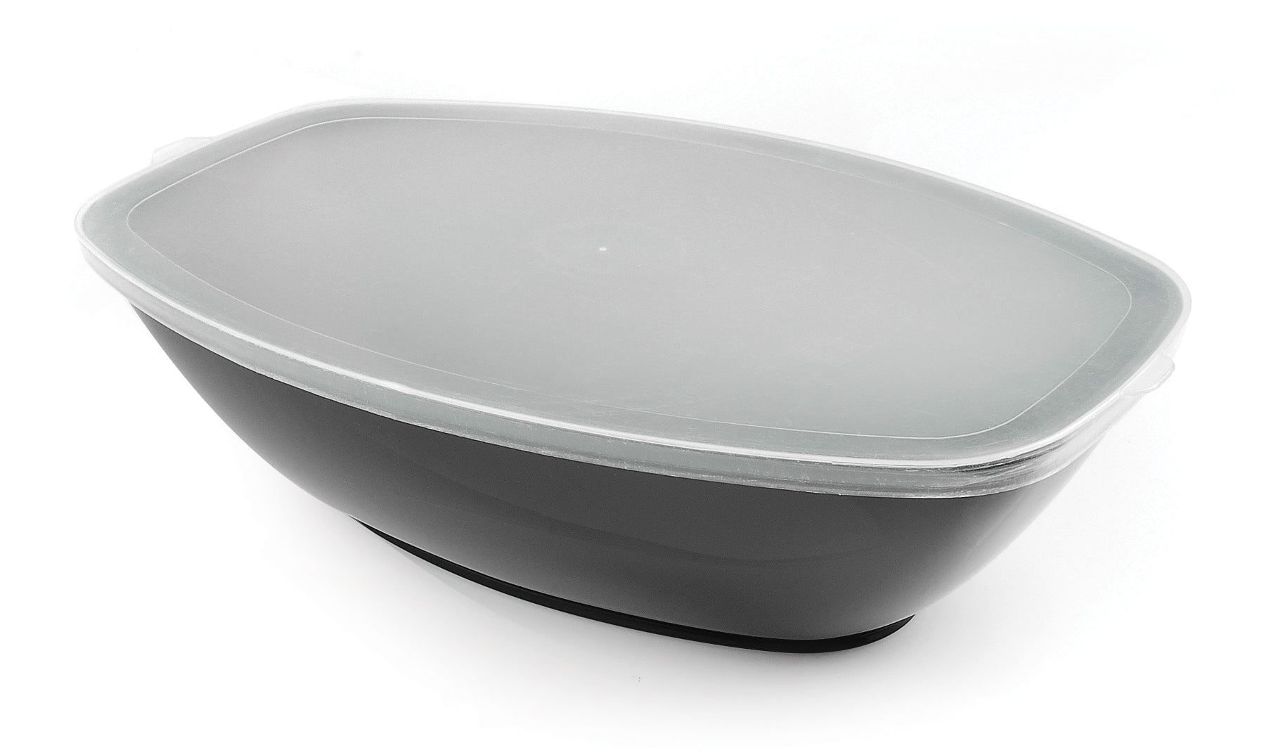 1/2 GALLON OVAL LUAU BOWL LID (50/CS) - Paper Supplies Plus