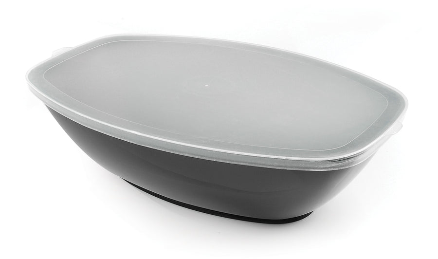 1/2 GALLON OVAL LUAU BOWL LID (50/CS) - Paper Supplies Plus