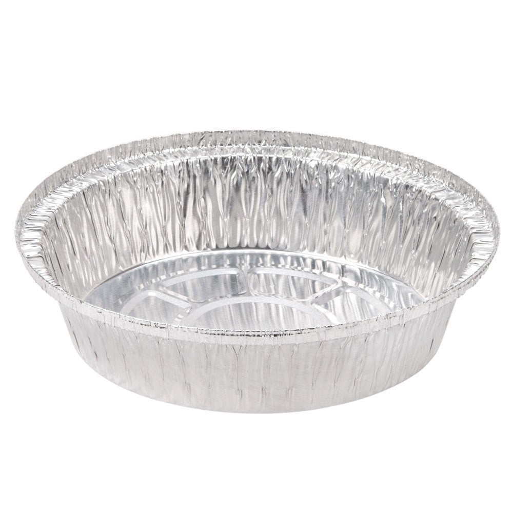 Choice 8 Round Heavy Weight Foil Take-Out Pan - 500/Case