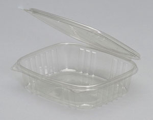 24 oz. Clear Hinged Deli Container (200/CS) - Paper Supplies Plus