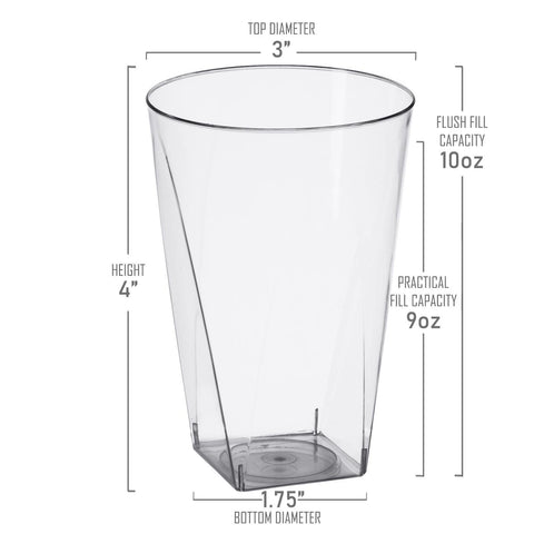 10 oz. Square Bottom Tumbler (500/CS)