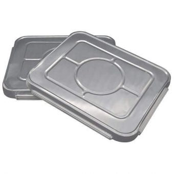 Half Size Aluminum Foil Steam Table Pan Lid-100/Case - Paper Supplies Plus