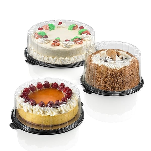 8" Cake Container With Dome Lid (100/cs) - Paper Supplies Plus