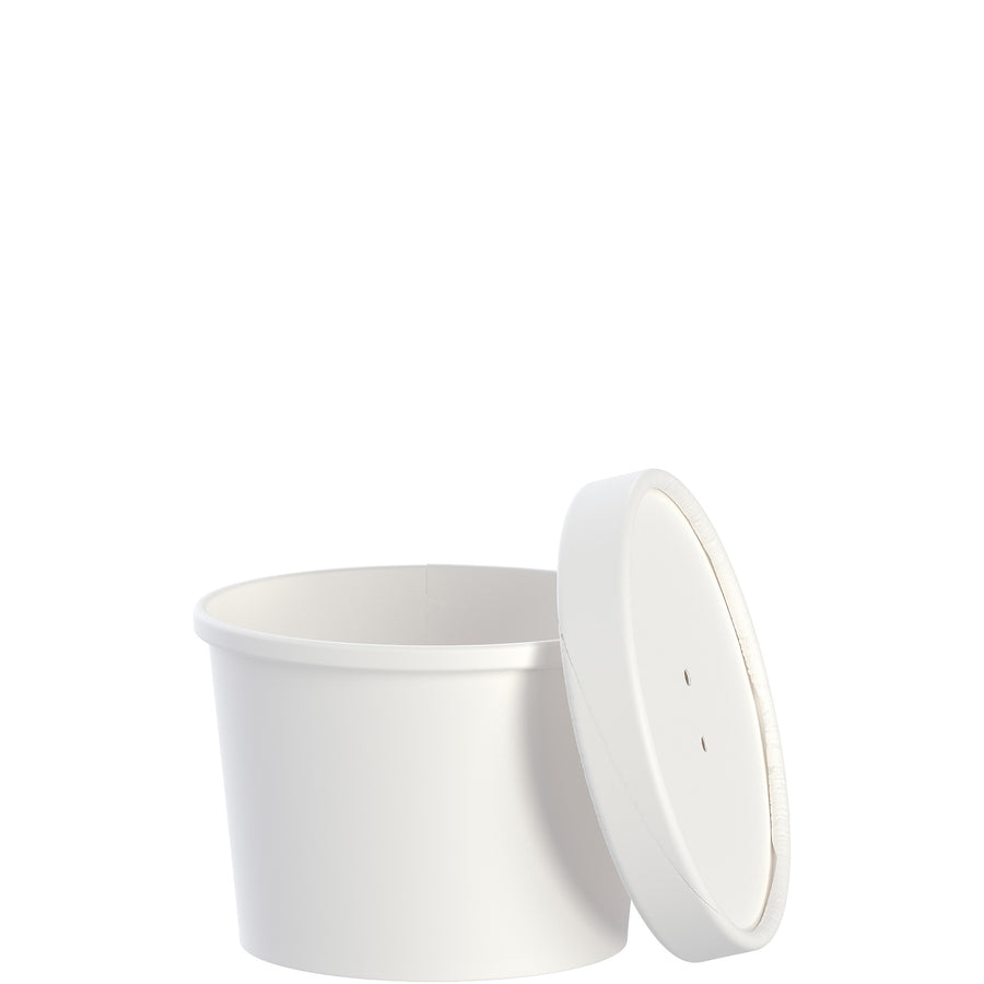 Dart 12 oz White - Food Container Combo (250/CS)