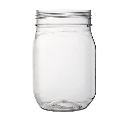 16 oz. Mason Jar, PETE-PLASTIC  (64 JARS) - Paper Supplies Plus