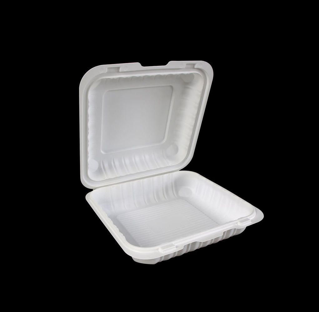 9" X 9" Mineral-Filled Polypropylene Hinged Container (150/CS)