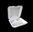 9" X 9" 3 Comp. Mineral-Filled Polypropylene Hinged Container (150/CS)