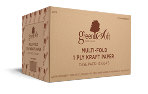 MULTI-FOLD TOWELS (KRAFT AND WHITE) - Paper Supplies Plus